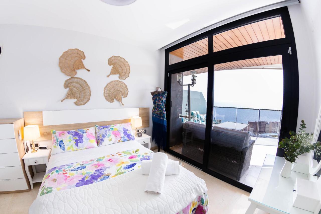 Sunset Waves Benidorm Julieta Vistas Al Mar Premium 200 Mt2 Con Jacuzzi En Terraza 아파트 외부 사진
