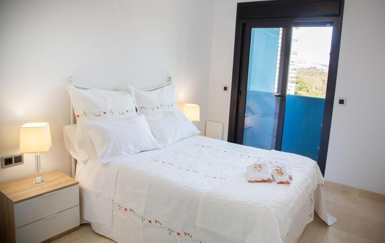 Sunset Waves Benidorm Julieta Vistas Al Mar Premium 200 Mt2 Con Jacuzzi En Terraza 아파트 외부 사진
