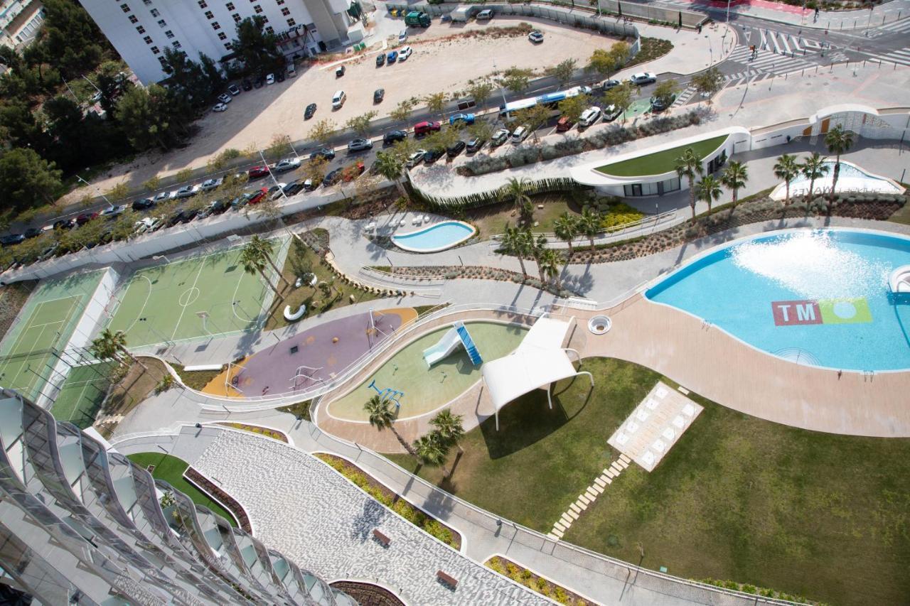 Sunset Waves Benidorm Julieta Vistas Al Mar Premium 200 Mt2 Con Jacuzzi En Terraza 아파트 외부 사진